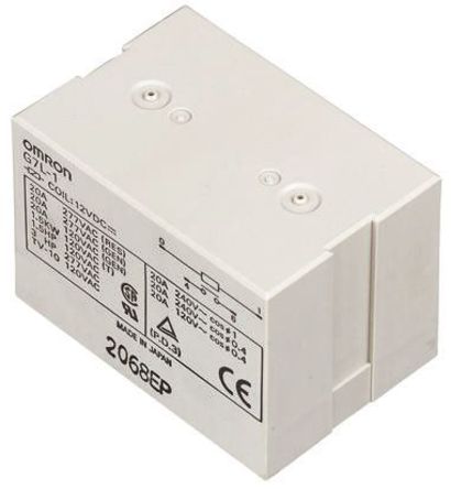 Omron - G7L1AP12DC - Omron G7L1AP12DC  PCB װ Ǳ̵, 20 A, 12V dc		