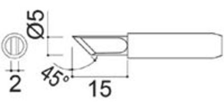 Hakko - 900M-T-K - Hakko 900M ϵ, 5 mm 45  ͷ, ʹHakko 701Hakko 702BHakko 928 ̨		