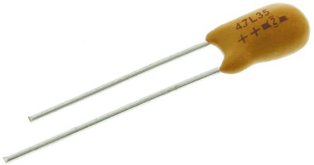 Vishay - 489D475X0035D1VE3 - Vishay 489D ϵ 4.7F 20% ͨ  489D475X0035D1VE3, 35 V ֱ, +85C		