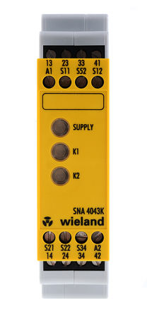 Wieland - R1.188.1700.0 - Wieland SNA 4043 ϵ ˫ͨ ȫ̵ R1.188.1700.0, 115  120 V Դ, 3 ȫ, 1 		
