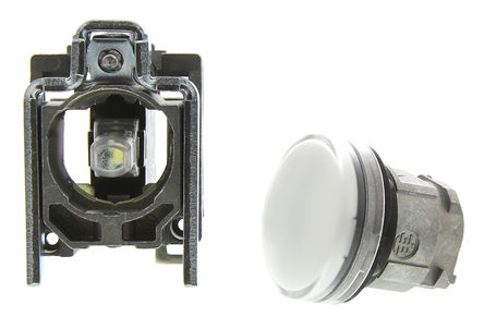 Schneider Electric - XB4BVM1 - Schneider Electric XB4 ϵ ɫ LED ָʾ XB4BVM1, 22mmֱ, IP66IP67IP69IP69K		