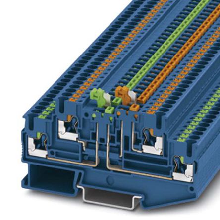 Phoenix Contact - 3210265 - Phoenix Contact Clipline PTT ϵ 3210265 4 · Ͽ, NS 35/15, NS 35/7,5, ʽ˽, 26  12 AWG߹, 10A, 400 V		