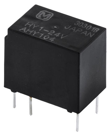 Panasonic - HY124 - Panasonic HY124 ˫ PCB װ Ǳ̵, 1 A, 24V dc		