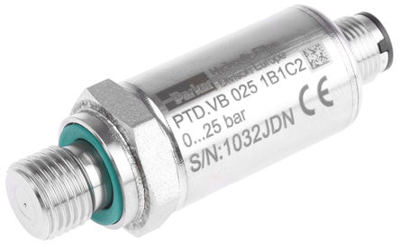 Parker - PTDVB0251B1C2 - Parker 0  25bar Һѹѹ PTDVB0251B1C2, BSP 1/4, M12, 12  36V dcԴ, 0  5V dcź		