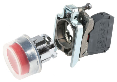 Schneider Electric - XB4BP42 - Schneider Electric XB4 ϵ IP66, IP67  ť XB4BP42, 尲װ, 6 A 550 mA ֱ		