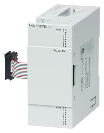 Mitsubishi - FX5-16EYT/ESS - Mitsubishi FX5 ϵ PLC /ģ FX5-16EYT/ESS, 40 x 90 x 83 mm		