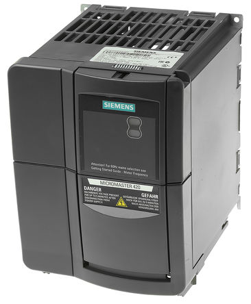 Siemens - 6SE64202UD222BA1 - Siemens MICROMASTER 420 ϵ IP20 2.2 kW Ƶ 6SE64202UD222BA1, 0  550 Hz, 7.5 A, 380  480 V 		