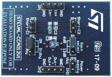 STMicroelectronics - STEVAL-CCA012V1 - STMicroelectronics ʾ TS2007 ϵ Ŵ ΢׼ STEVAL-CCA012V1		