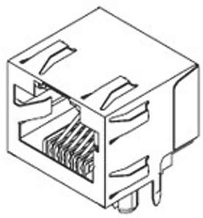Molex - 43860-0014 - Molex 43860 ϵ 6· ֱ 尲װ STP RJ11  43860-0014, ͭо		