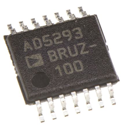 Analog Devices - AD5293BRUZ-100 - Analog Devices AD5293BRUZ-100 100k 1024λ  ֵλ,  - SPIӿ, 14 TSSOPװ		