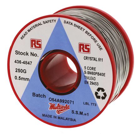 Multicore - 288705 - Multicore 250g 0.5mmֱ   288705, +183  +188C۵, 40%Ǧ, 60%		