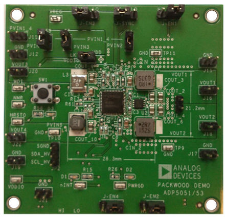 Analog Devices - ADP5051-EVALZ - Analog Devices ADP5051 ԴԪ (PMU) ԰ ADP5051-EVALZ		