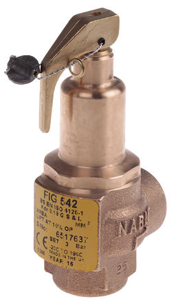 Nabic Valve Safety Products - N-542-015 3 BAR - Nabic Valve Safety Products 3bar ͭ йѹ N-542-015 3 BAR, 1/2 in BSP 		