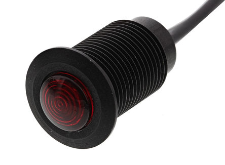 Oxley - OXL/CLH/100/12AC/FL30/AL - Oxley OXL/CLH/100/12AC/FL30/AL 7.1 mm Ƕʽ ɫ LED ָʾ, ߽Ӷ, 10.15mmװ׳ߴ, 12 V 		
