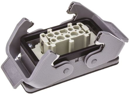 Harting - 09300100301+09330102701 - Harting Han E ϵ 10   󸺺ɵԴ׼ ׼ 09300100301+09330102701, 16A, 500 V		