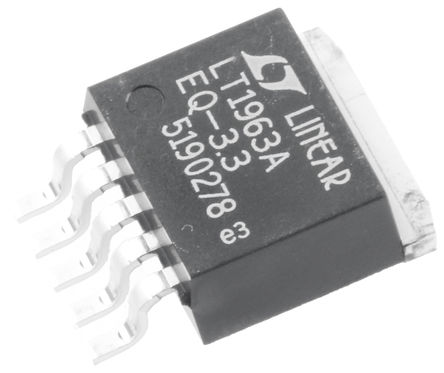 Linear Technology - LT1963AEQ-3.3#PBF - Linear Technology LT1963AEQ-3.3#PBF ѹѹ, 3.3 V, 1.5A, 2.5  20 V, 6 D2PAKװ		