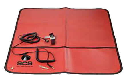 SCS - 8501 - SCS ESD 套组 8501, 包含22 英寸 x 24 英寸垫，带两个袋，2204 可调腕带，3051 接地线组件		