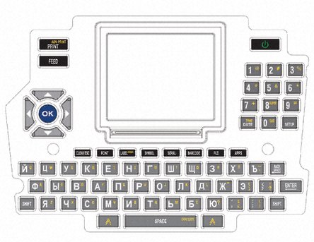 Brady - 710604 - Brady תӡ 300dpi ±ǩӡ BMP71-CYRILLIC-EU, CYRILLIC , 50.8mm ǩ		