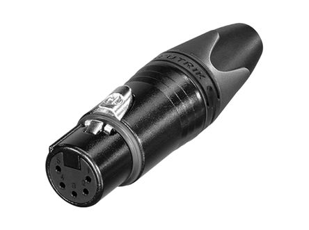Neutrik - NC5FXX-B - Neutrik ɫ 5·  °װ XLR  NC5FXX-B, ƽ, <50 V		