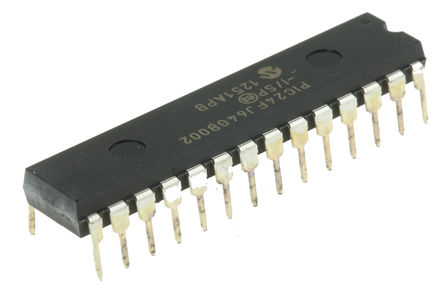 Microchip - PIC24FJ64GB002-I/SP - Microchip PIC24FJ ϵ 16 bit PIC MCU PIC24FJ64GB002-I/SP, 32MHz, 64 kB ROM , 8 kB RAM, 1xUSB, SPDIP-28		