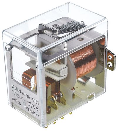 TE Connectivity - V23009A   7A 52 - TE Connectivity V23009A 7A 52 ˫˫ PCB װ Ǳ̵, 15 A, 24V dc		