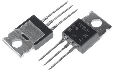 Vishay - IRF9520PBF - Vishay Si P MOSFET IRF9520PBF, 6.8 A, Vds=100 V, 3 TO-220ABװ		