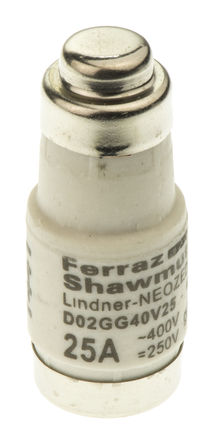 Mersen - W213160P - Mersen 25A D02ߴ gG Neozed ۶ W213160P, 400V ac		