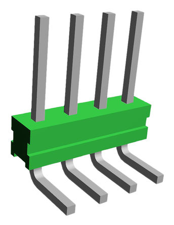 TE Connectivity - 825437-4 - TE Connectivity AMPMODU Mod II ϵ 4· 2.54mmھ (1) ֱ Ź 825437-4, Ӷ˽, 3A, ͨ		