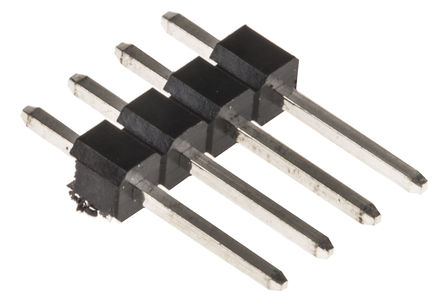 RS Pro - W81104T3825RC - RS Pro 4· 2.54mmھ (1) ֱ Ź W81104T3825RC, Ӷ˽, 1A, ͨ		