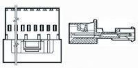 TE Connectivity - 3-647002-6 - TE Connectivity MTA-100 ϵ 6· 2.54mmھ ĸ IDC  3-647002-6, °װ		