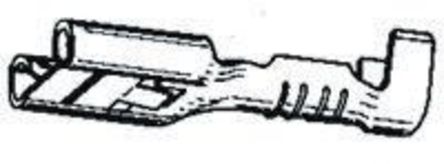 TE Connectivity - 6-160449-2 - TE Connectivity FASTIN-FASTON .250 ϵ ѹӲ 6-160449-2, 6.35 x 0.81mm, о		