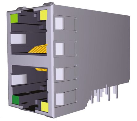 TE Connectivity - 1888653-4 - TE Connectivity 1888653 ϵ 8· Cat5e ĸ RJ45 ģ黯 1888653-4, STP , ӡˢ·尲װ, ͭо		