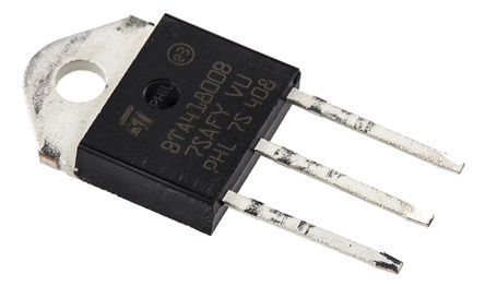 STMicroelectronics - BTA41-800BRG - STMicroelectronics BTA41-800BRG ˫ɿع迪Ԫ, 40A, 800Vֵ, 100mA 1.3V, 3 TOP3װ		