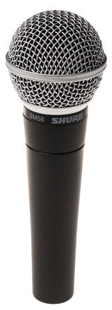 Shure - SM58-LCE - Shure SM58-LCE 手持式有线麦克风, 50 Hz → 15 kHz, -54.5dBV/Pa灵敏度		
