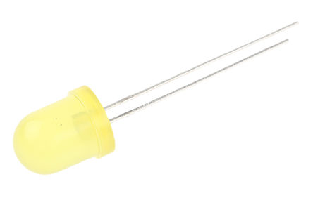 Kingbright - L-793YD - Kingbright Round ϵ ɫ (588 nm ) LED L-793YD, 2.5 V, 50 mcd, 60 ӽ 8 mm ͨ		