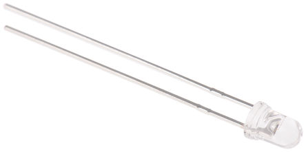 Broadcom - HLMP-Y601-J0000 - Broadcom ɫ (627 nm ) LED HLMP-Y601-J0000, 2 V, 680 mcd, 45 ӽ 3mm (T-1) ͨ		