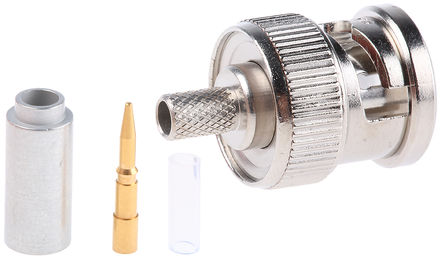 TE Connectivity - 2-5221128-1 - TE Connectivity 50 ֱ °װ  BNC  2-5221128-1, 0  4GHz, ѹ ˽, RG174/U, RG188/U, RG316/U, 		