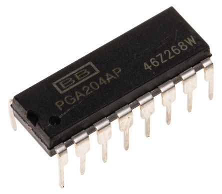 Texas Instruments - PGA204AP - Texas Instruments PGA204AP ǱŴ, 125Vƫ, 1MHz, 75dB CMRR, 16 PDIPװ		