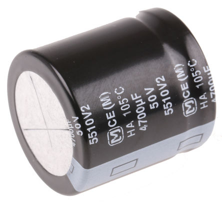 Panasonic - ECEC1HA472DJ - Panasonic HA ҧʽ ϵ 50 V 4700F ͨ  ECEC1HA472DJ, 20%ݲ, +105C		