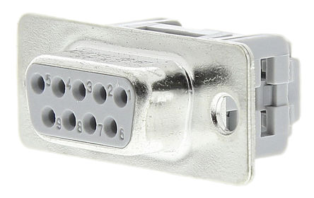Harting - 09661186500 - Harting 2.77mm ھ 9 · IDC D-Sub ״  09661186500, 		