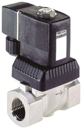 Burkert - 221764 - Burkert 221 ϵ 2˿ ͭͭ ŷ 221764, 10 bar, 1/2in˿, NC, 110 V		