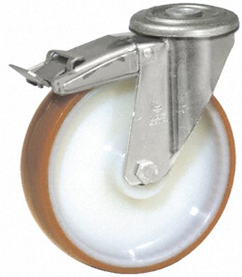 LAG - 22255  FR  FB - LAG 100mmֱ ˿ת 22255 FR FB, 120kg, 128mmܸ, PUR̥		