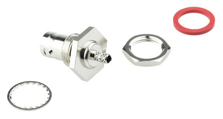 Amphenol - B6421E1-ND3G-5-50 - Amphenol 50 ֱ 尲װ ĸ BNC  B6421E1-ND3G-5-50, 0  4GHz, ѹ ˽, RG174/U, RG188 A/U, RG316/U, 		