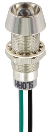 Sloan - 338821010G81NCL1 - Sloan 338821010G81NCL1 5 mm  ɫ  LED, ߽Ӷ, 8.2 x 7.6mmװ׳ߴ, 5  28 V		