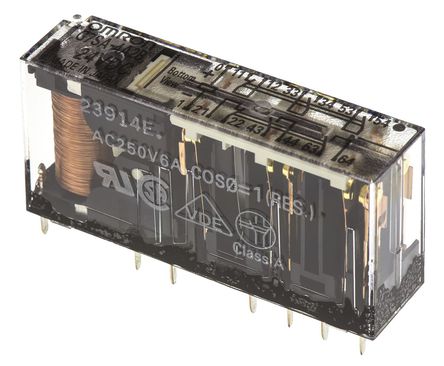 Omron - G7SA-4A2B 24DC - Omron G7SA-4A2B 24DC 4PNO, DPST PCB װ ȫ̵, 24V dc		