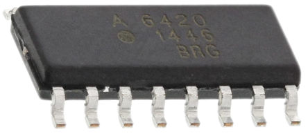 Broadcom - ACSL-6420-00TE - Broadcom ͨ  ACSL-6420-00TE, ֱ, ߼, 16 SOIC װ		