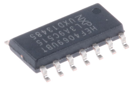 Nexperia - HEF4069UBT - NXP HEF4069UBT , 4.2mA, 3  15 VԴ, 14 SOICװ		