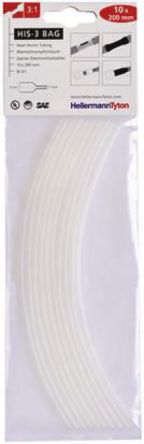 HellermannTyton - 308-30315 - HellermannTyton ͸ ϩ ׹ HIS-3 BAG 3/1 TRANSPARENT, 3:1, 3mmֱ, 20cm		