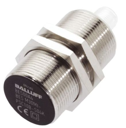 BALLUFF - BES M30MI-PSC15B-S04G - BALLUFF IP67  ʽ BES M30MI-PSC15B-S04G, 15mm ⷶΧ, PNP, 10  30 V ֱԴ		