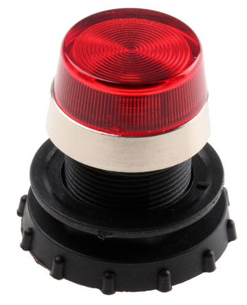 Tranilamp - MJ RED - Tranilamp LED 尲װ ָʾ͸ MJ RED, ɫ ƽ͸, 22.3mm͸ֱ		